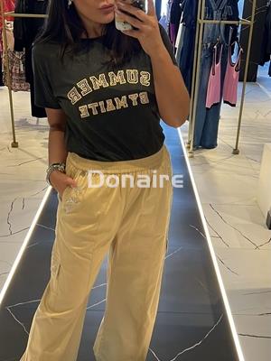 Pantalón cargo beige Dixie - Imagen 1