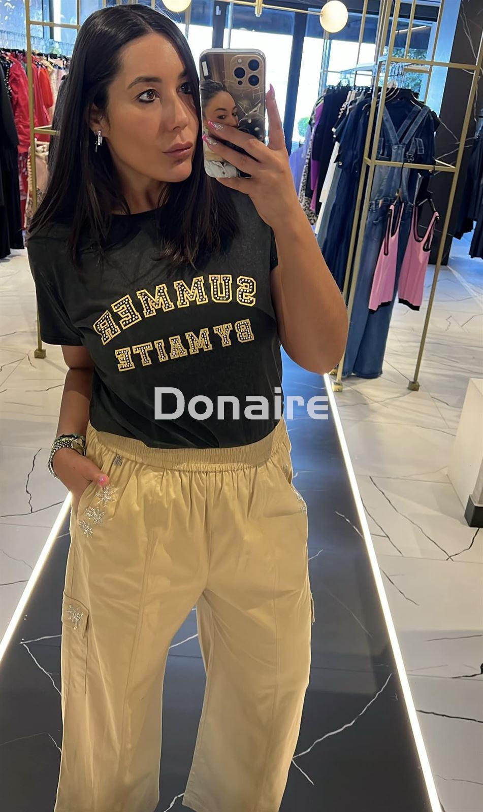 Pantalón cargo beige Dixie - Imagen 2
