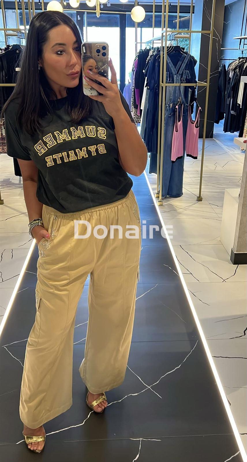 Pantalón cargo beige Dixie - Imagen 3