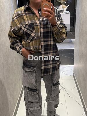 Pantalón cargo gris lavado desgastado Dixie - Imagen 1