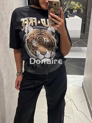 Pantalón cargo Open doble cinturilla y tejido combinado - Imagen 2