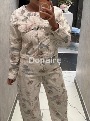 Pantalón carrot print floral BSB - Imagen 1