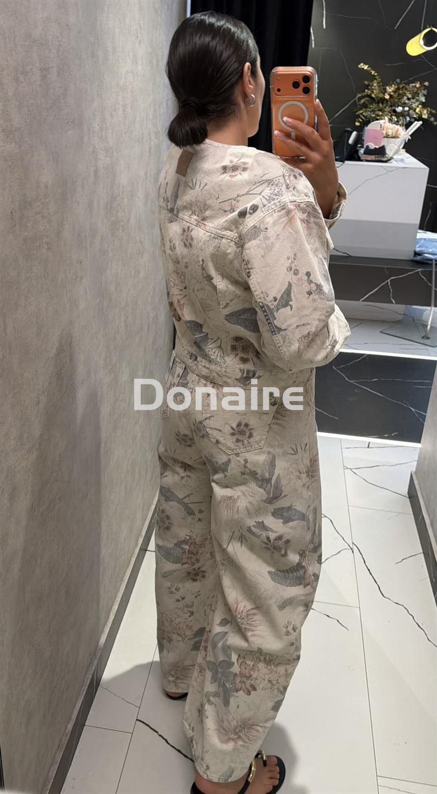 Pantalón carrot print floral BSB - Imagen 2