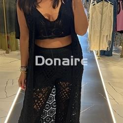 Pantalón crochet negro Koralline - Imagen 1