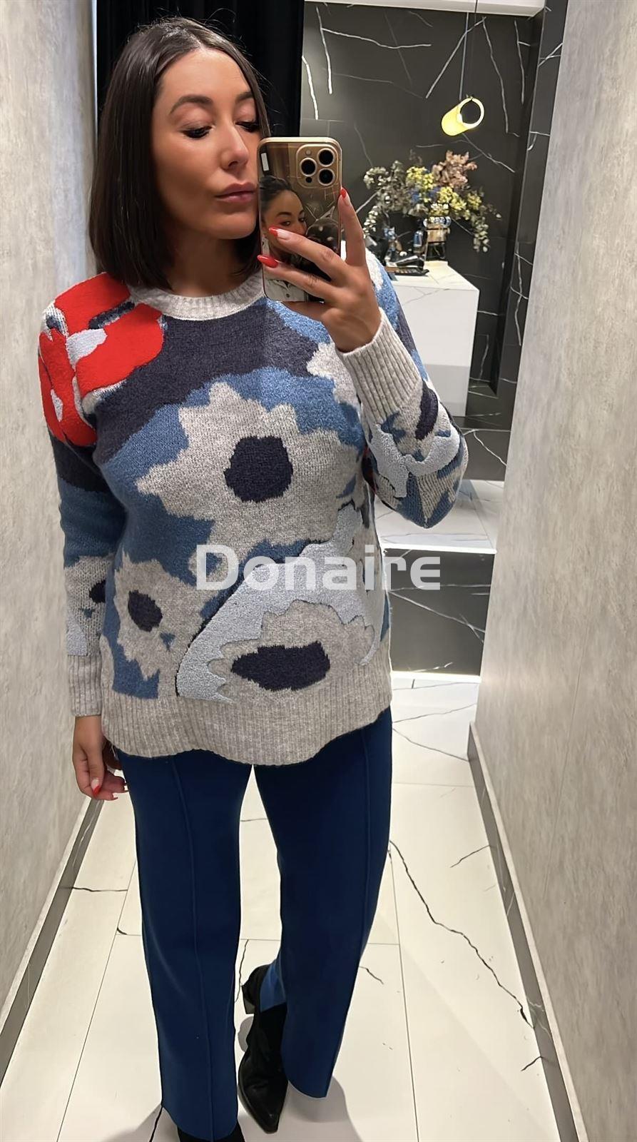 Pantalón de punto azul WNT - Imagen 1