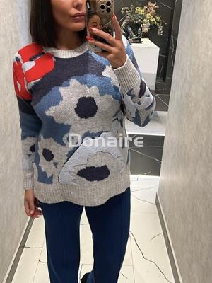 Pantalón de punto azul WNT - Imagen 1