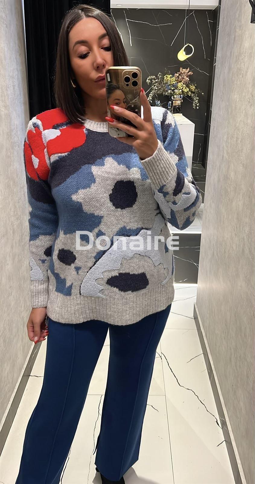Pantalón de punto azul WNT - Imagen 2