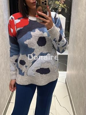 Pantalón de punto azul WNT - Imagen 2