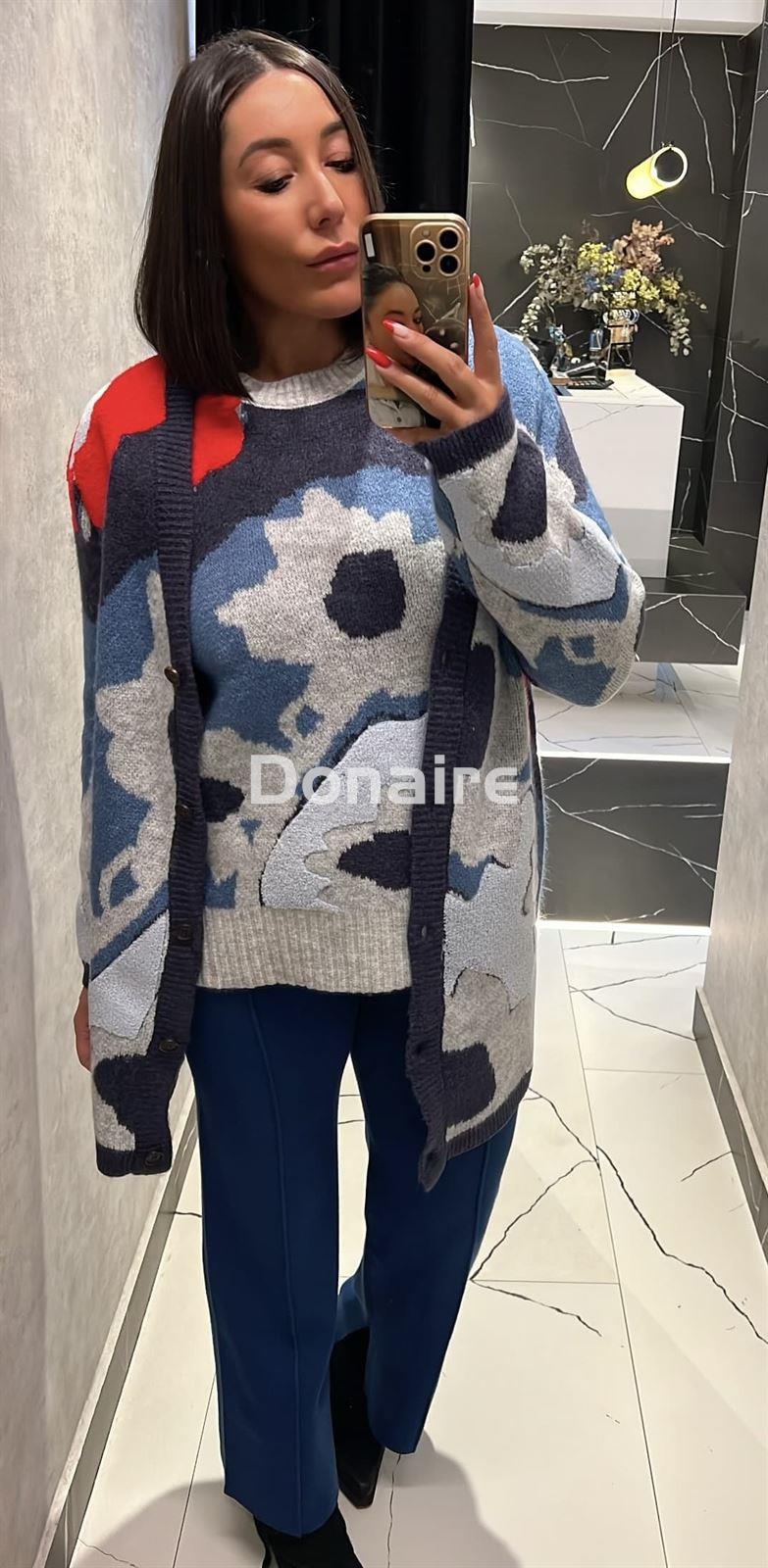 Pantalón de punto azul WNT - Imagen 5