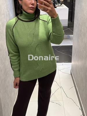 Pantalón de punto marrón WNT - Imagen 1