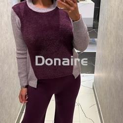 Pantalón de punto morado WNT - Imagen 1