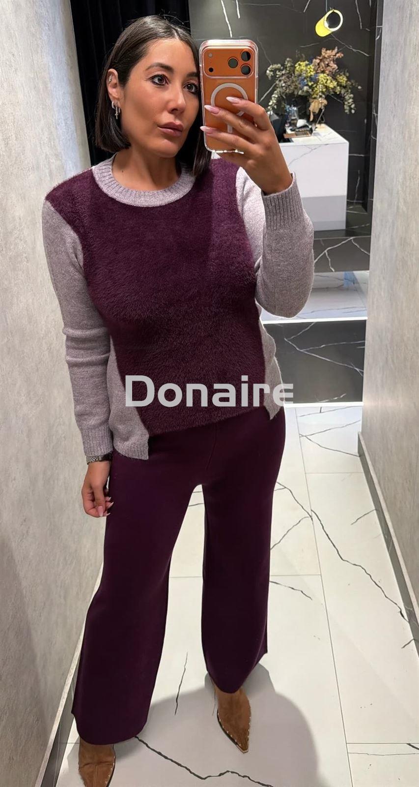 Pantalón de punto morado WNT - Imagen 2