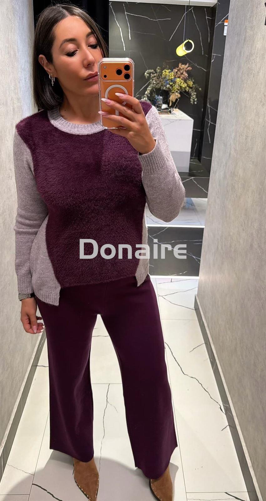 Pantalón de punto morado WNT - Imagen 3