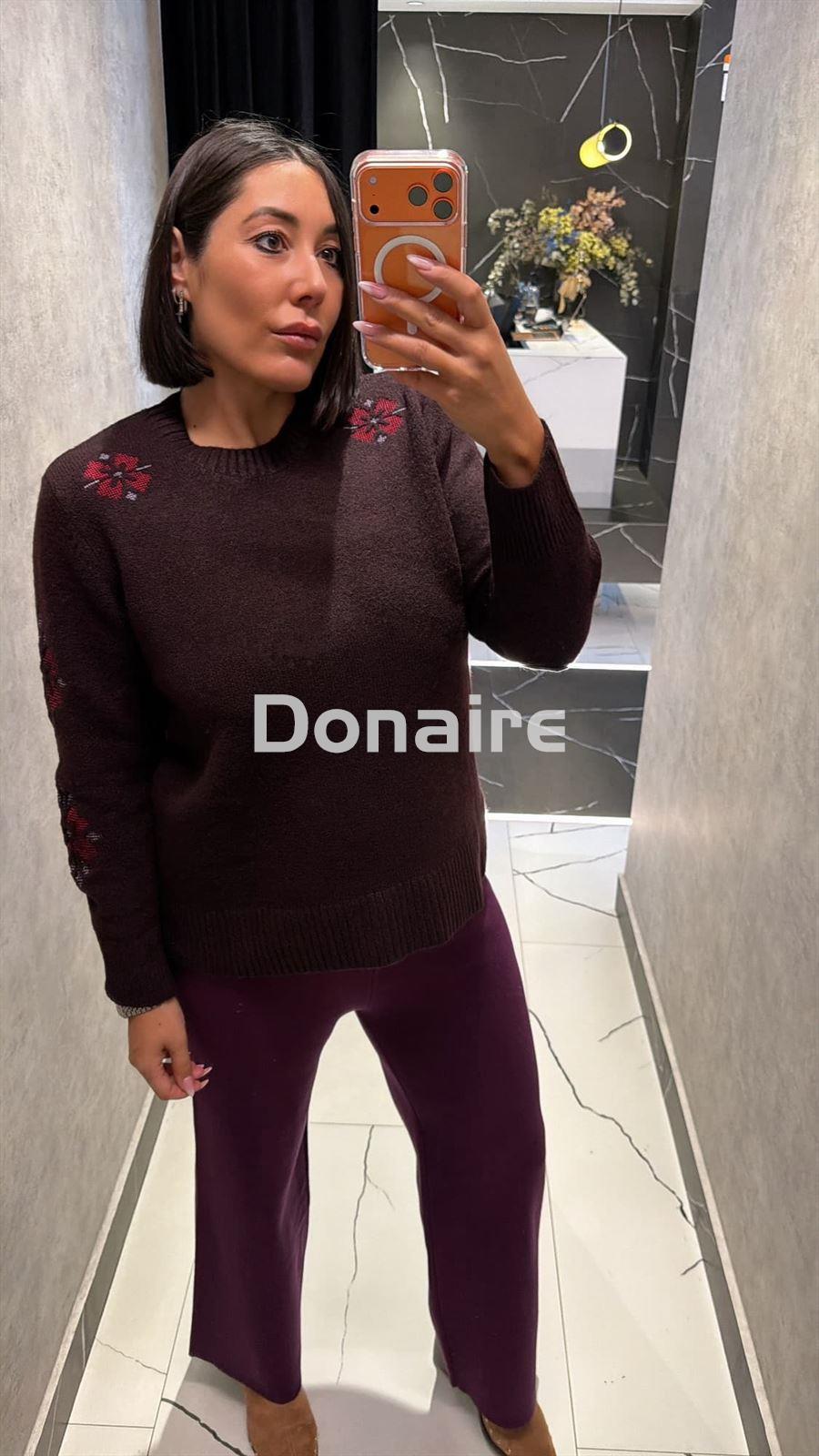 Pantalón de punto morado WNT - Imagen 4