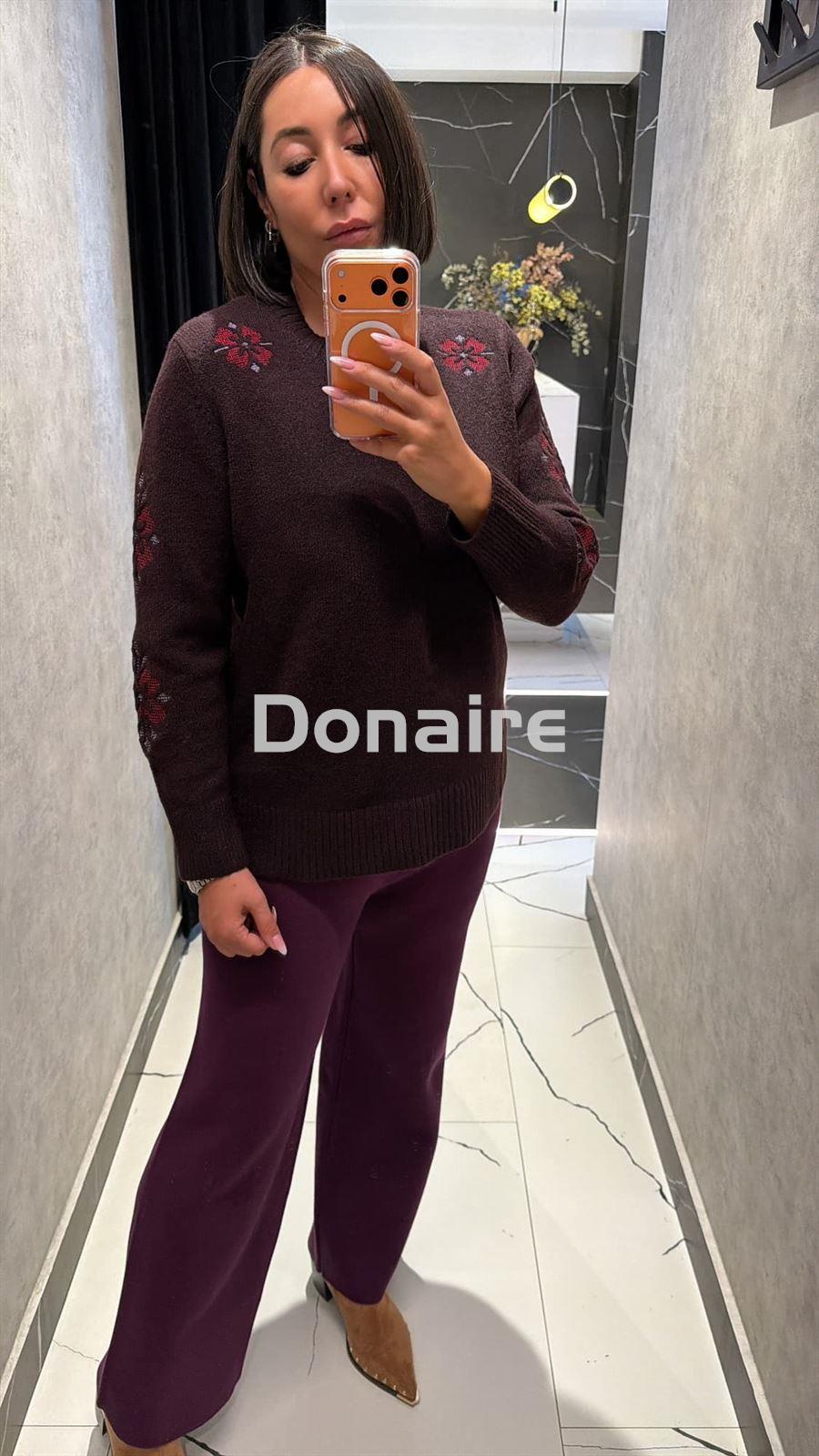 Pantalón de punto morado WNT - Imagen 5