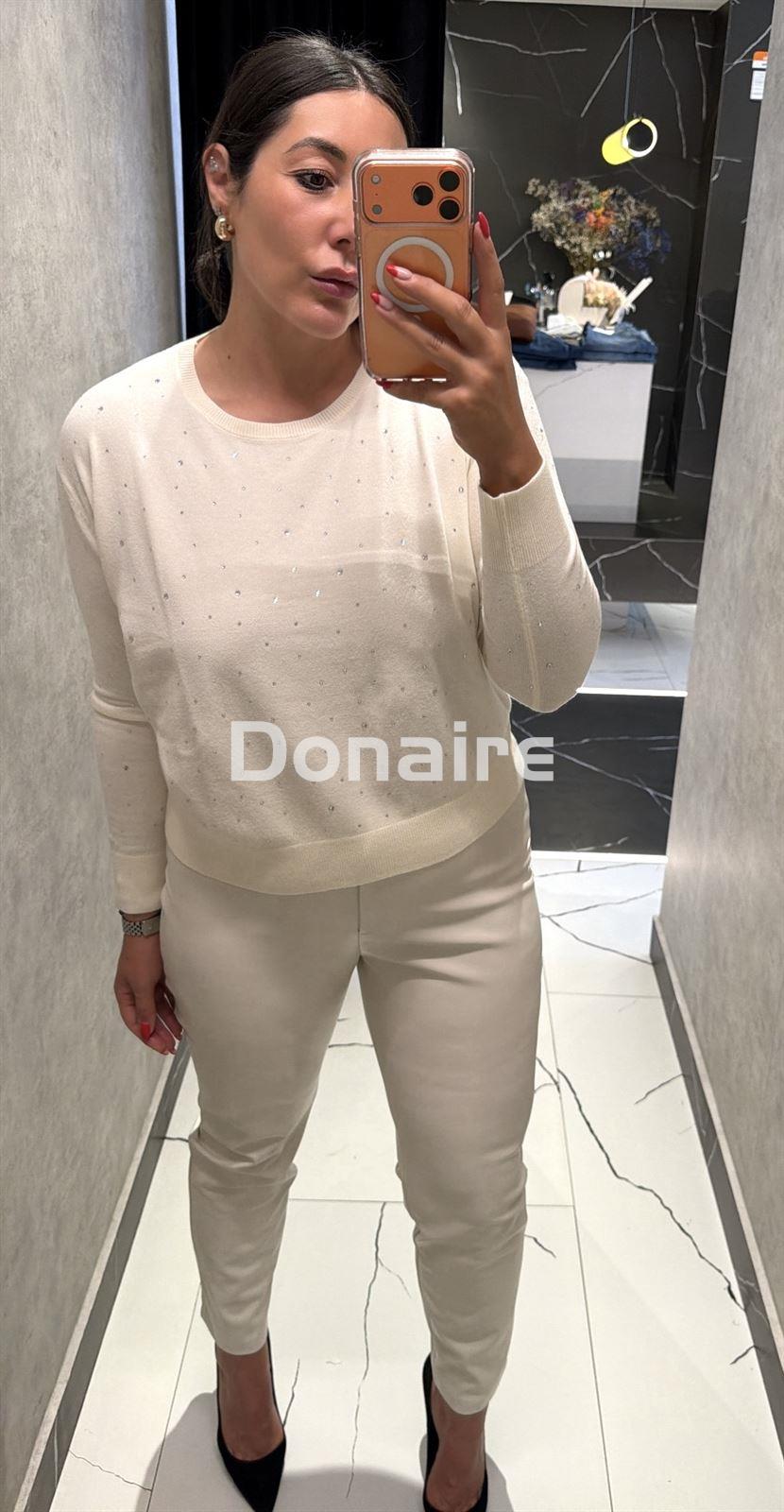 Pantalón efecto piel crudo Koralline - Imagen 3