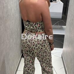 Pantalón estilo cargo mint manchas animal print rosas Open - Imagen 2