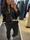 Pantalón estilo jogger negro Phard - Imagen 1