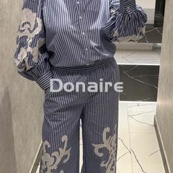 Pantalón estilo pijama rayas BSB - Imagen 2
