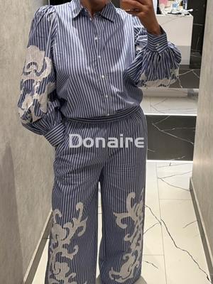 Pantalón estilo pijama rayas - Imagen 2