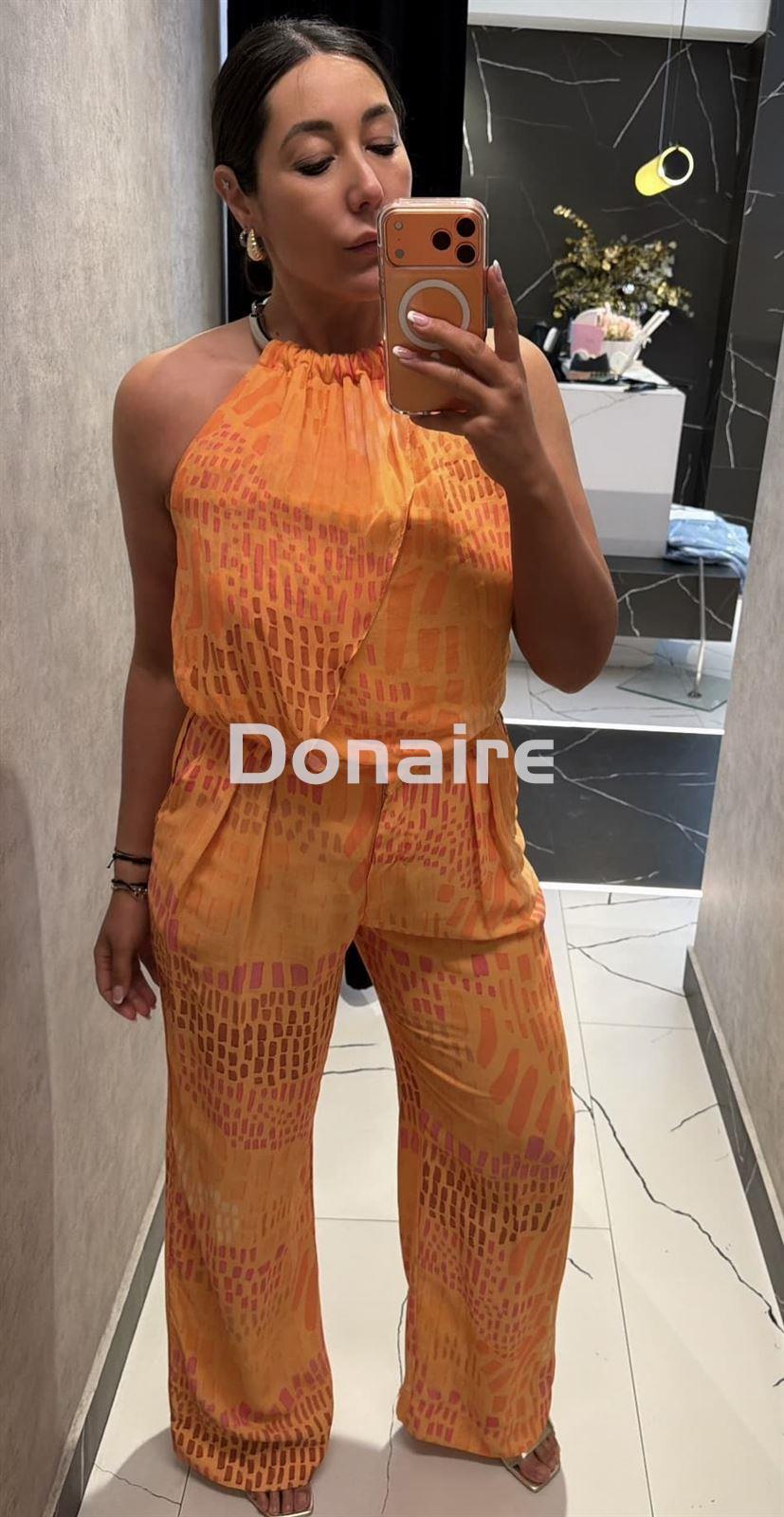 Pantalón gasa naranja Open - Imagen 3