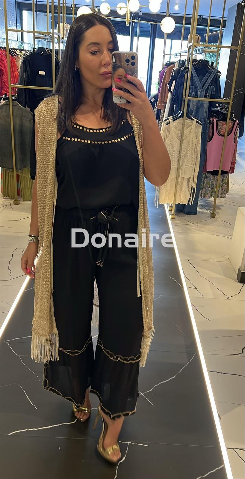 Pantalón gasa negro NKN - Imagen 5