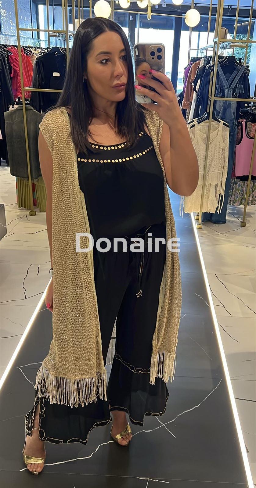 Pantalón gasa negro NKN - Imagen 6