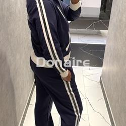Pantalón jogger azul marino con strass Lola Casademunt - Imagen 2