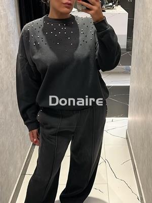 Pantalón jogger lavado desgastado brillantes Dixie - Imagen 1