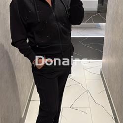 Pantalon jogger neopreno y strass Lola Casademunt - Imagen 1