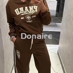 Pantalón jogger pata ancha marrón Phard - Imagen 2