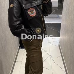 Pantalón kaki estilo cargo Koralline - Imagen 2