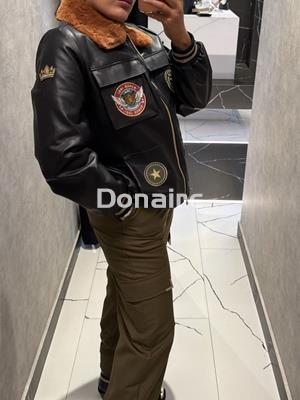 Pantalón kaki estilo cargo Koralline - Imagen 2
