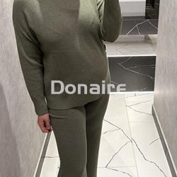 Pantalón kaki punto estilo culotte Phard - Imagen 1