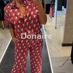 Pantalón logotipado multicolor Maite - Imagen 1