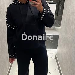 Pantalón negro de punto BSB - Imagen 2