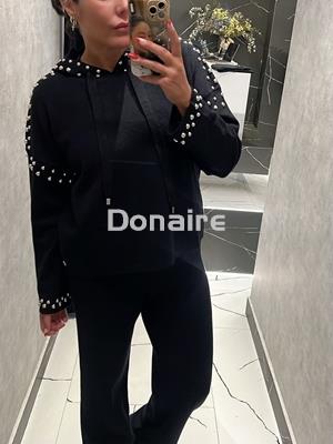 Pantalón negro de punto BSB - Imagen 2