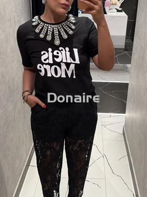 Pantalón negro encaje Phard - Imagen 2