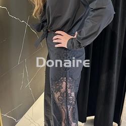 Pantalón negro guipour Dixie - Imagen 2