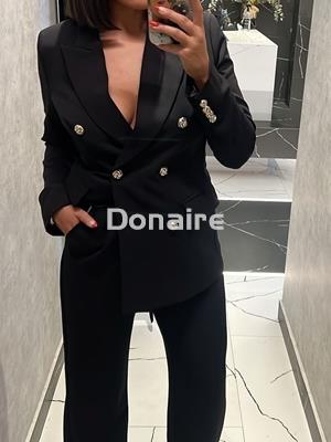 Pantalón negro vestir Koralline - Imagen 1