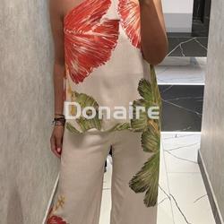 Pantalón palazzo Hibiscus Lez a Lez - Imagen 1