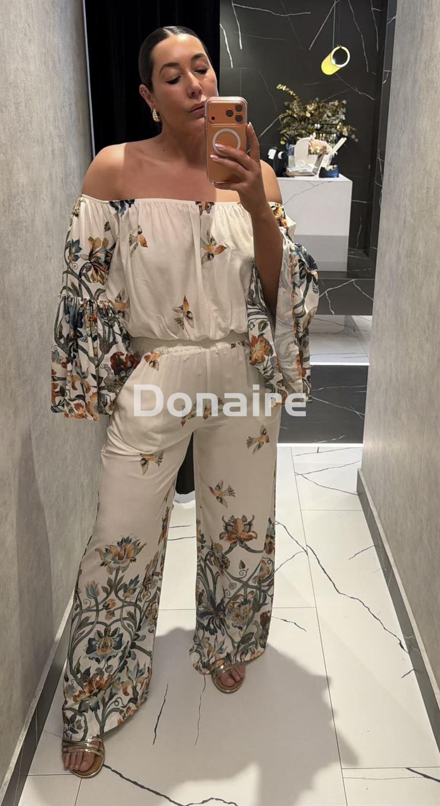 Pantalón print floral BSB - Imagen 1