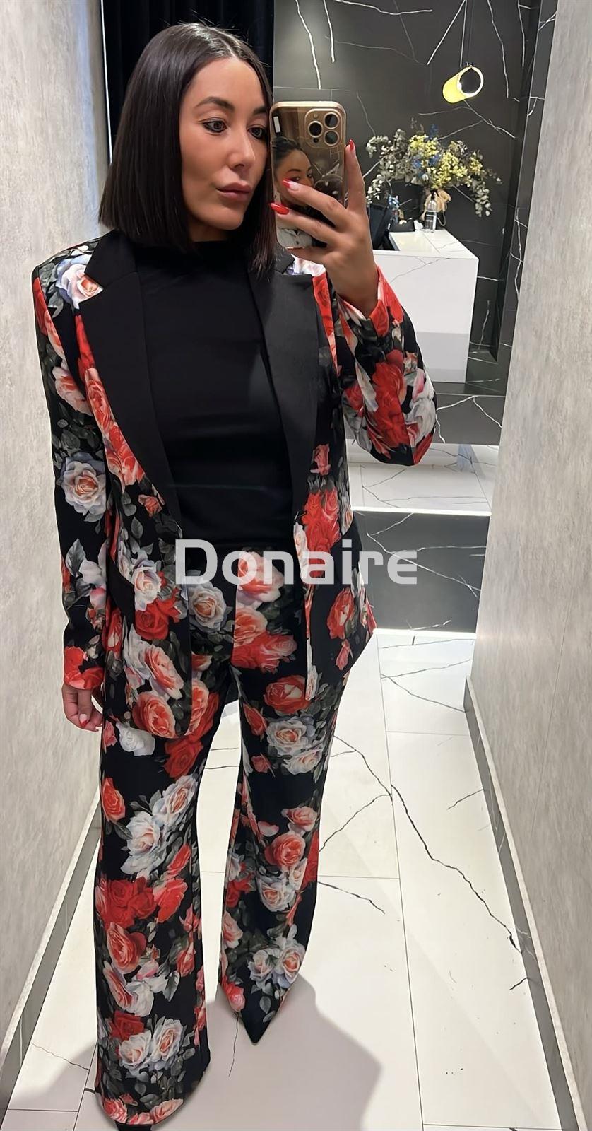 Pantalón print floral Koralline - Imagen 1