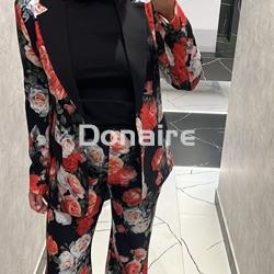Pantalón print floral Koralline - Imagen 1