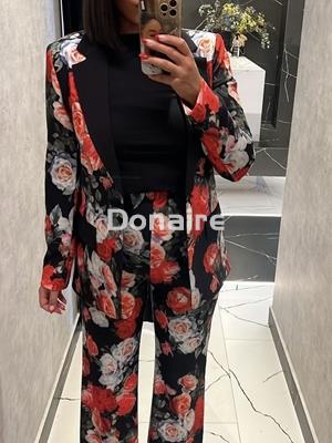 Pantalón print floral Koralline - Imagen 2