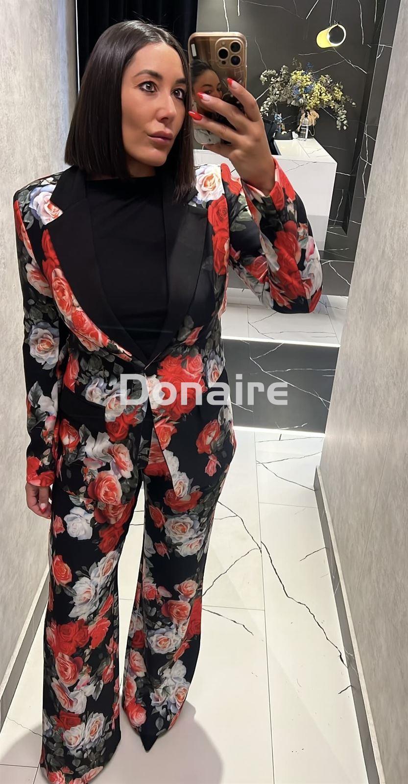Pantalón print floral Koralline - Imagen 3