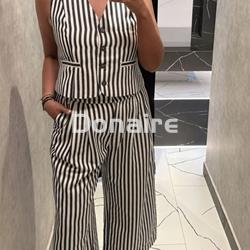 Pantalón rayas estilo culotte Lola Casademunt - Imagen 2