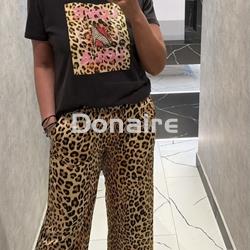 Pantalón satinado animal print Lola Casademunt - Imagen 2