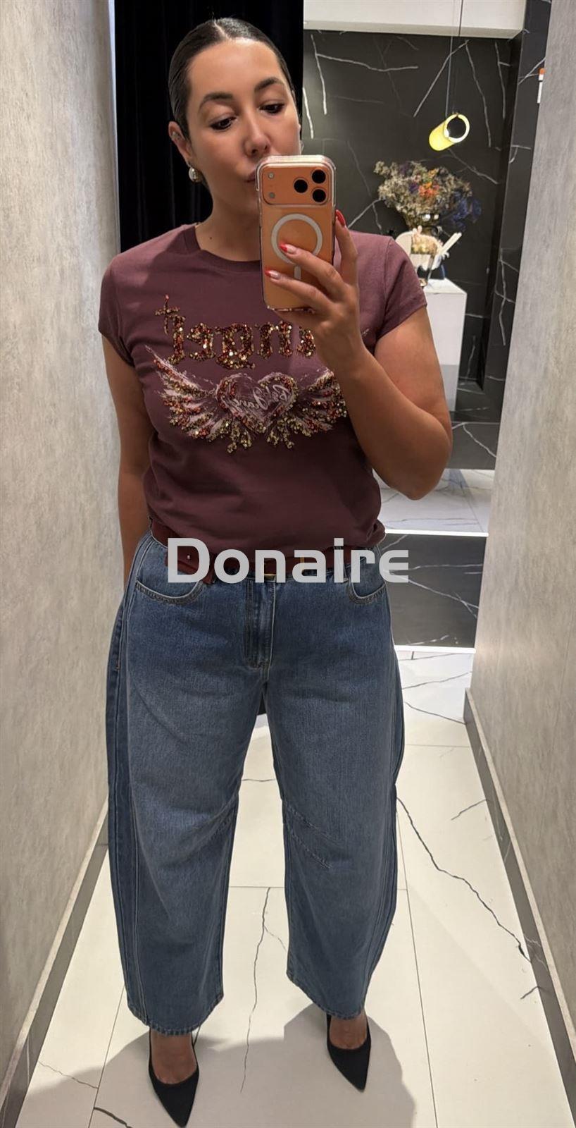 Pantalón tipo barrel con cinturón Trash and Luxury - Imagen 3