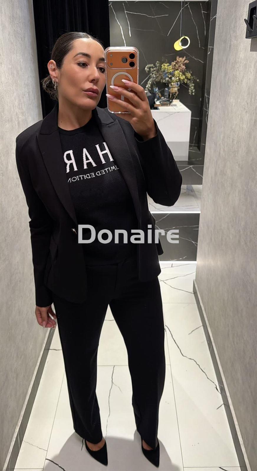 Pantalón traje negro Goa Goa - Imagen 4